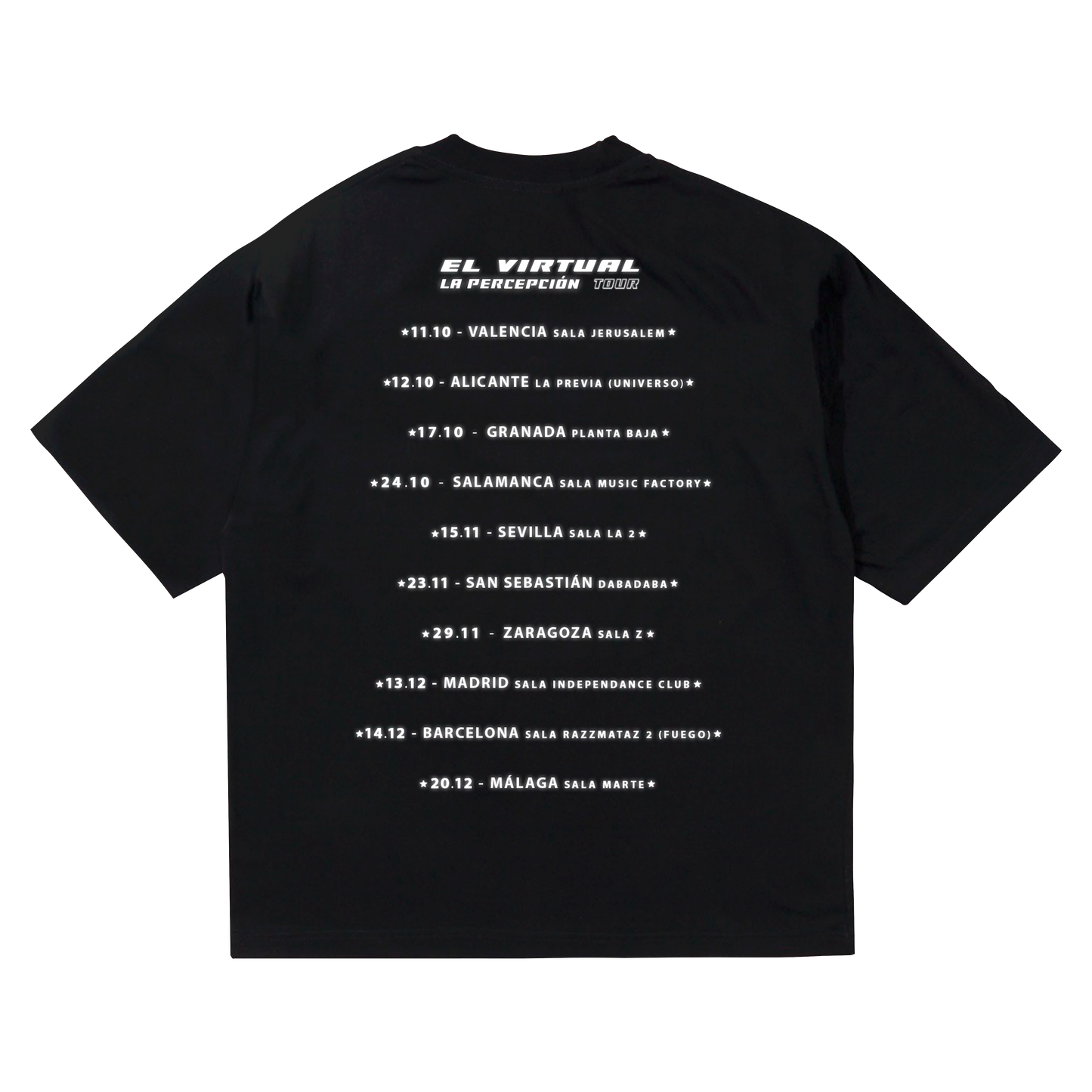 VIRTUGLOBO BLACK TEE