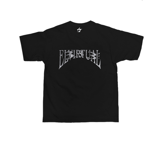 VIRTUAL BLACK GLITTER TEE